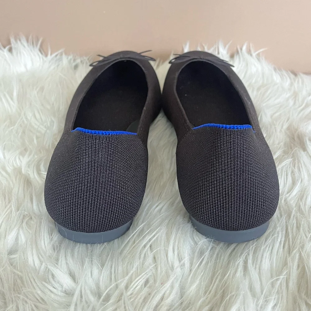 {Rothy's} The Ballet Flat with Bow in Black - Womens 13